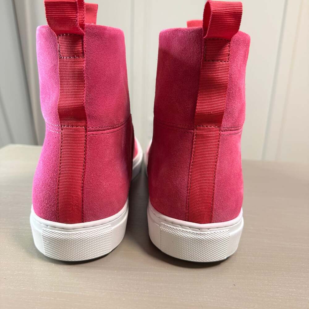 Daniel Patrick Magenta Pink Suede High-Top Sneakers Size 45 (12), NWOT - Picture 13 of 14